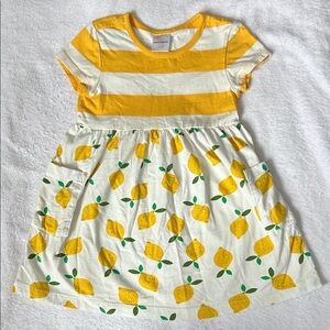 Hanna Andersson Striped Lemon Dress